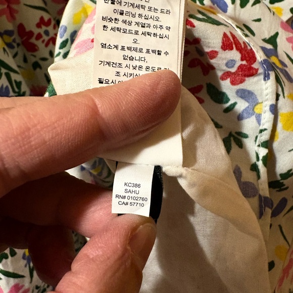 Kate Spade Shoreside Floral Shirtdress - Picture 10 of 10